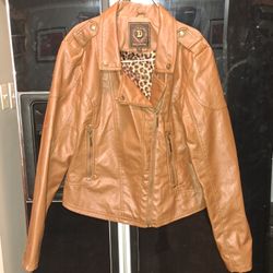 Dollhouse Faux Leather Moto Jacket XL 