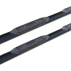 5" OE Style Curved Black Oval Steps