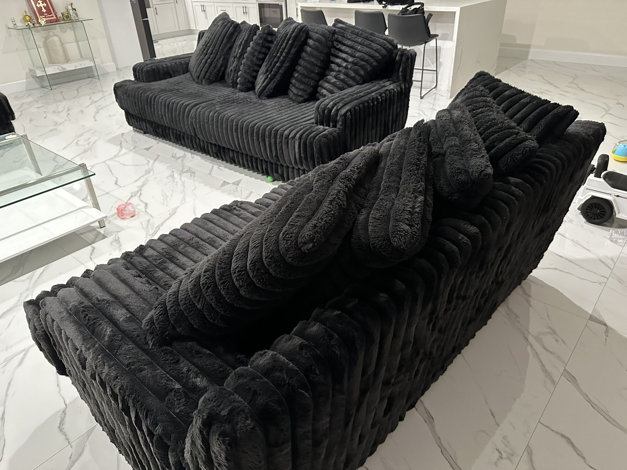Black Couch Sofa