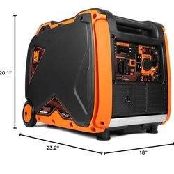  Generator WEN DF450i Super Quiet 4500-Watt Dual RV-Ready Portable Inverter Generator with Fuel Shut-Off