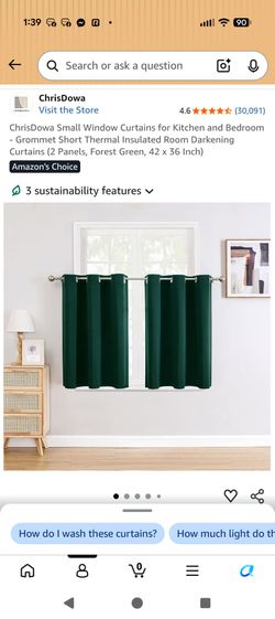 ChrisDowa Blackout Curtains