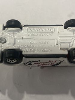 Matchbox ford best sale escort cabriolet 1985