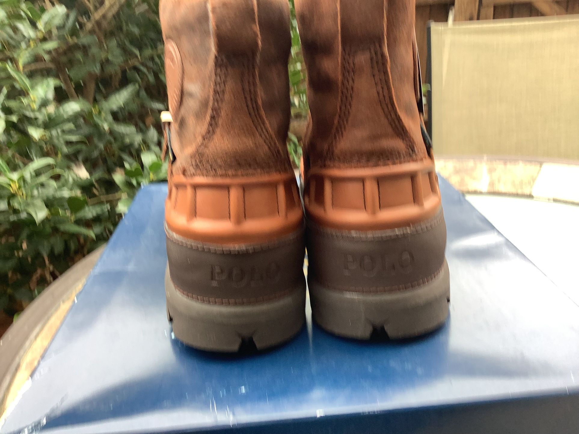 NEW MEN’S POLO RALPH LAUREN OSLO HIGH WATERPROOF POLO BOOTS Sz 8.5 & 9 Available