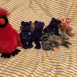 Authentic Beanie Babies never Used
