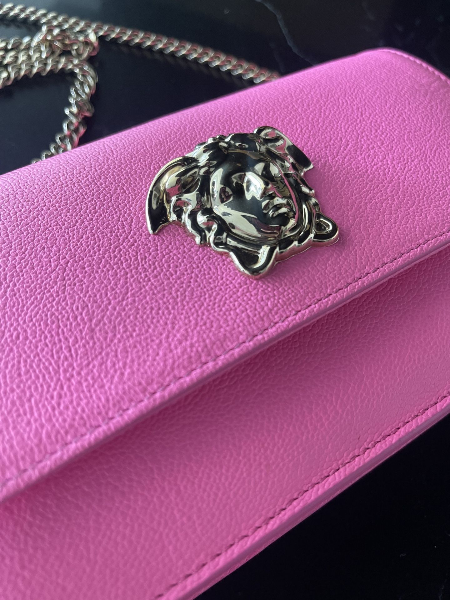 Versace Neon Pink Purse $700 Bought For Over $1000