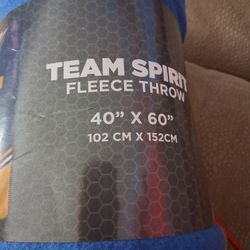 West virginia University Fliece blanket