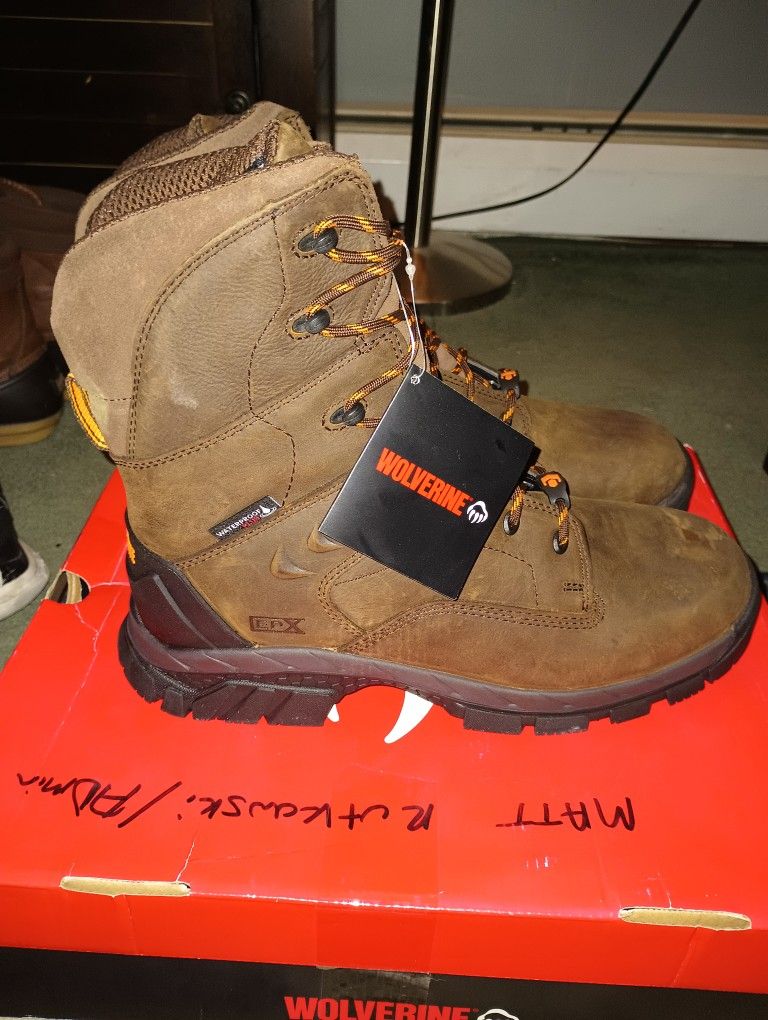 Wolverine Glacier Ice waterproof Boot Size 12