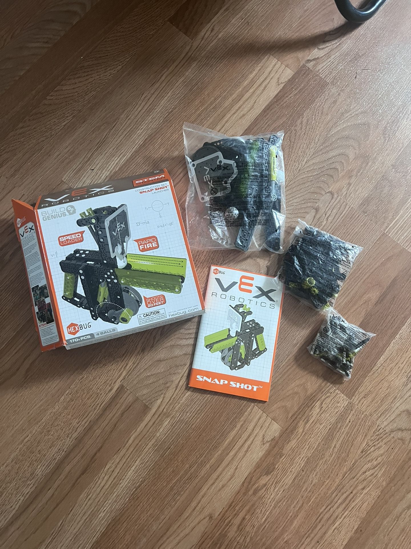 Hex Bug Vex Robotics Construction Set Snap Shot Launcher