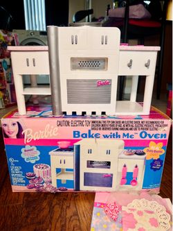Vintage 2000 Mattel Barbie Bake With Me Oven