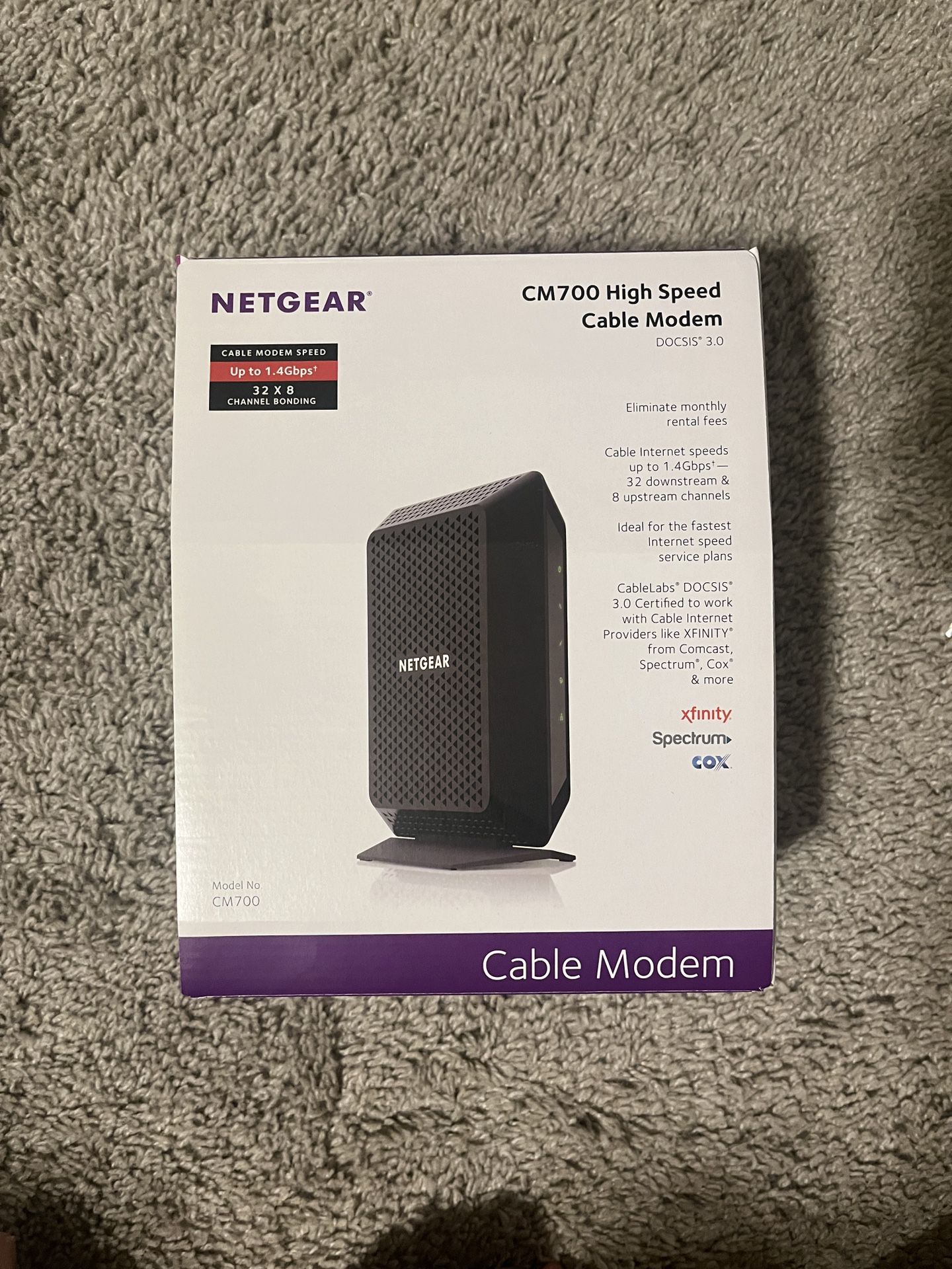netgear CM700 cable modem