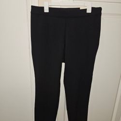 Woman's Skinny Black Dress Pants Size 14 NEW