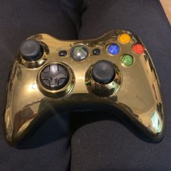 Xbox 360 Limited Edition Chrome Gold Star Wars Controller 