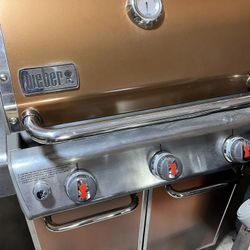 (Orange) Weber Genesis E-310 3 Burners BBQ Grill Propane *Heavy Duty*