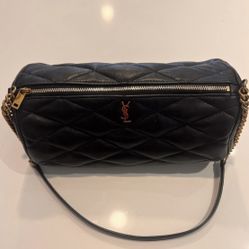 Saint Laurent, YSL, Sade Medium Roll Bag 