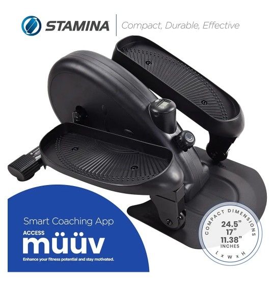 Stamina Inmotion Compact Under Desk Elliptical (Use Standing or Seating)