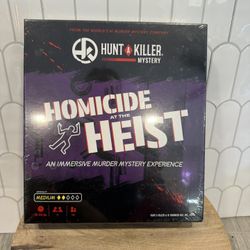Hunt A Killer Game Board. Homicide And The Heist. Sealed, New. 