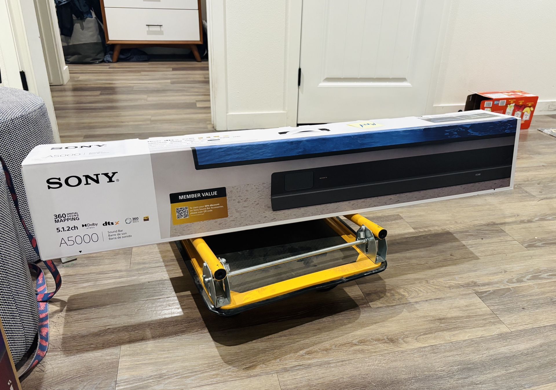 Sony Premium Dolby Atmos Smart Soundbar System (HT-A5000)| 5.1.2 Ch, 8K & 4K HDR, 360 Spatial Sound