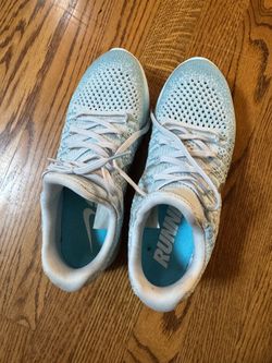 Nike Running Sneakers Light Blue Flyknit