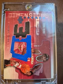 Jason Terry Upper Deck Dimensions Jersey Card 338/999