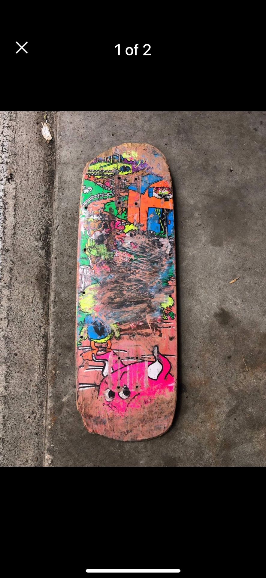 Original Mike Vallely Barnyard Skateboard Deck
