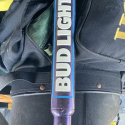 BUD LIGHT Beer Tap Handle - 12" In Length - Purple/Blue