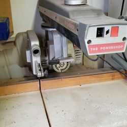 Dewalt Radial Arm Saw In Cabinet 