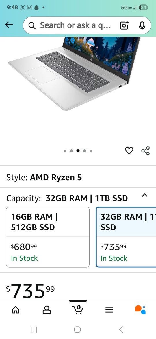 2025 Hp Laptop 17" Touchscreen