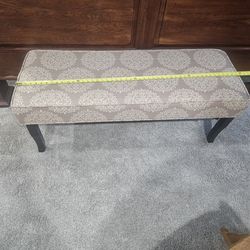 48" upholstered bench