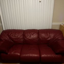 Leather Sofa Loveseat 