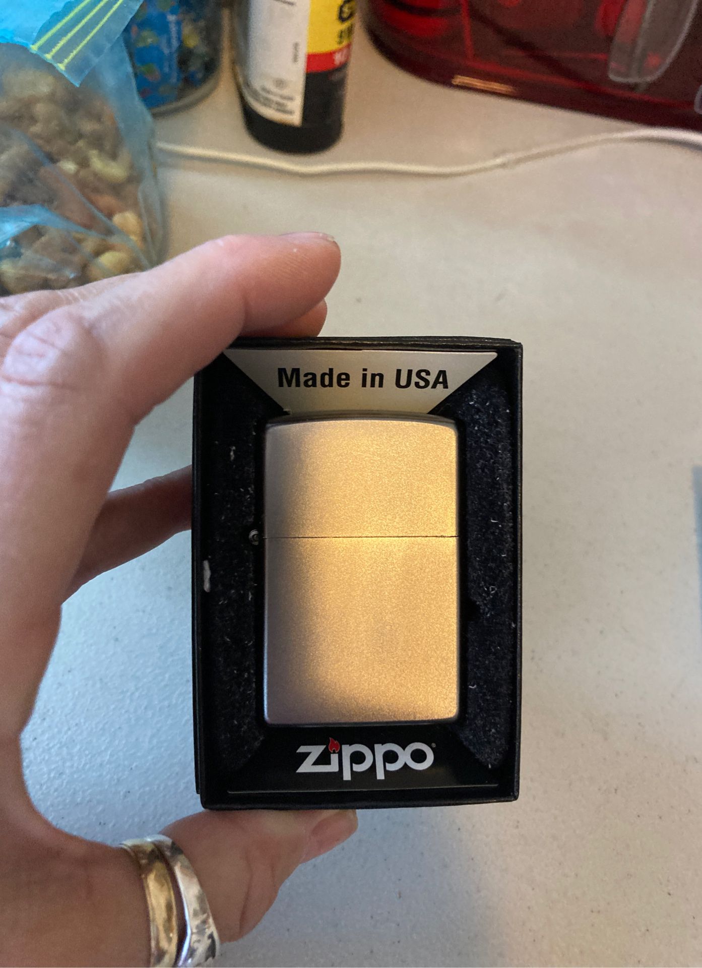 Zippo butane lighter