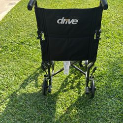 Steel Transport Chair  Very Good condition