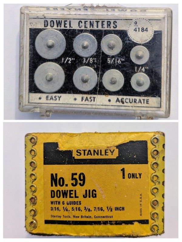Dowel Jig & Dowel Center Vintage Combo