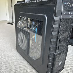 Custom Build Gaming Computer System Tower CPU GeForce Graphics Card Cooler Master Accessories 