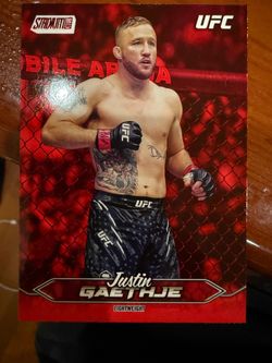 2025 Topps Stadium Club UFC RED FOIL #155 Justin Gaethje