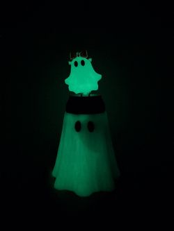 12oz can ghost koozie glow in the dark