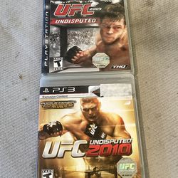 Sony PlayStation PS3 UFC Undisputed 2009 And 2010 Complete