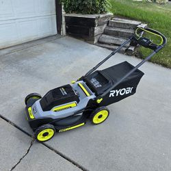 RYOBI 20 in. Mower with 40V 6Ah Lithium Battery