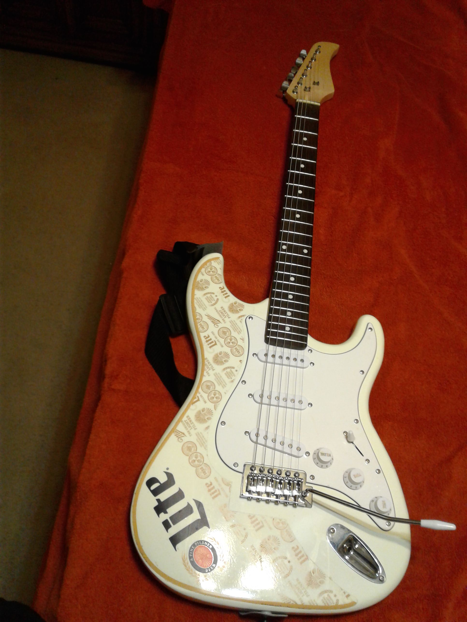 Miller Lite Electric Guitar