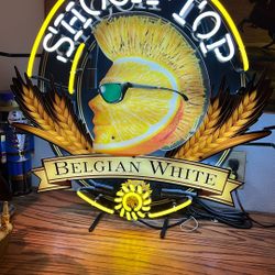 Shock Top Neon Table Top Light
