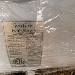 Portable AC 12,000 BTU Ivation – Excellent Condition – $160 OBO