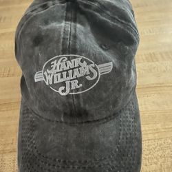 Hank Williams Jr Adjustable Black Hat