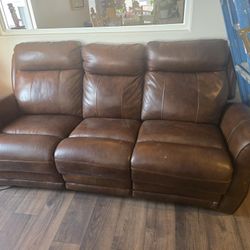 Leather Electric Recliner UGC Couch 