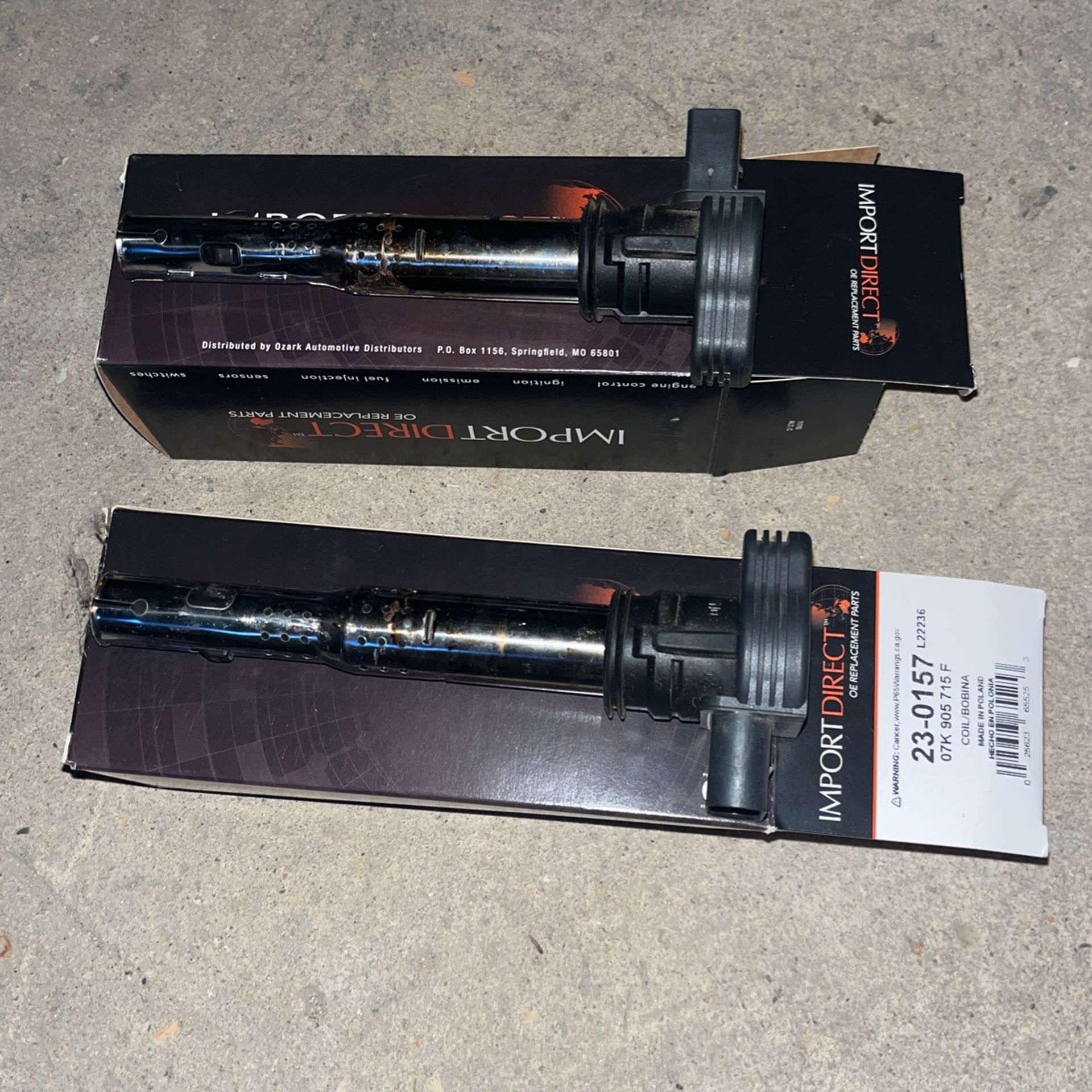 2 Ignition coils from VW mk5