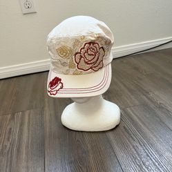 Floral Embroidered Cap