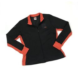 VINTAGE NIKE OREGON STATE BEAVERS JACKET XL WOMENS BLACK WINDBREAKER FULL ZIP