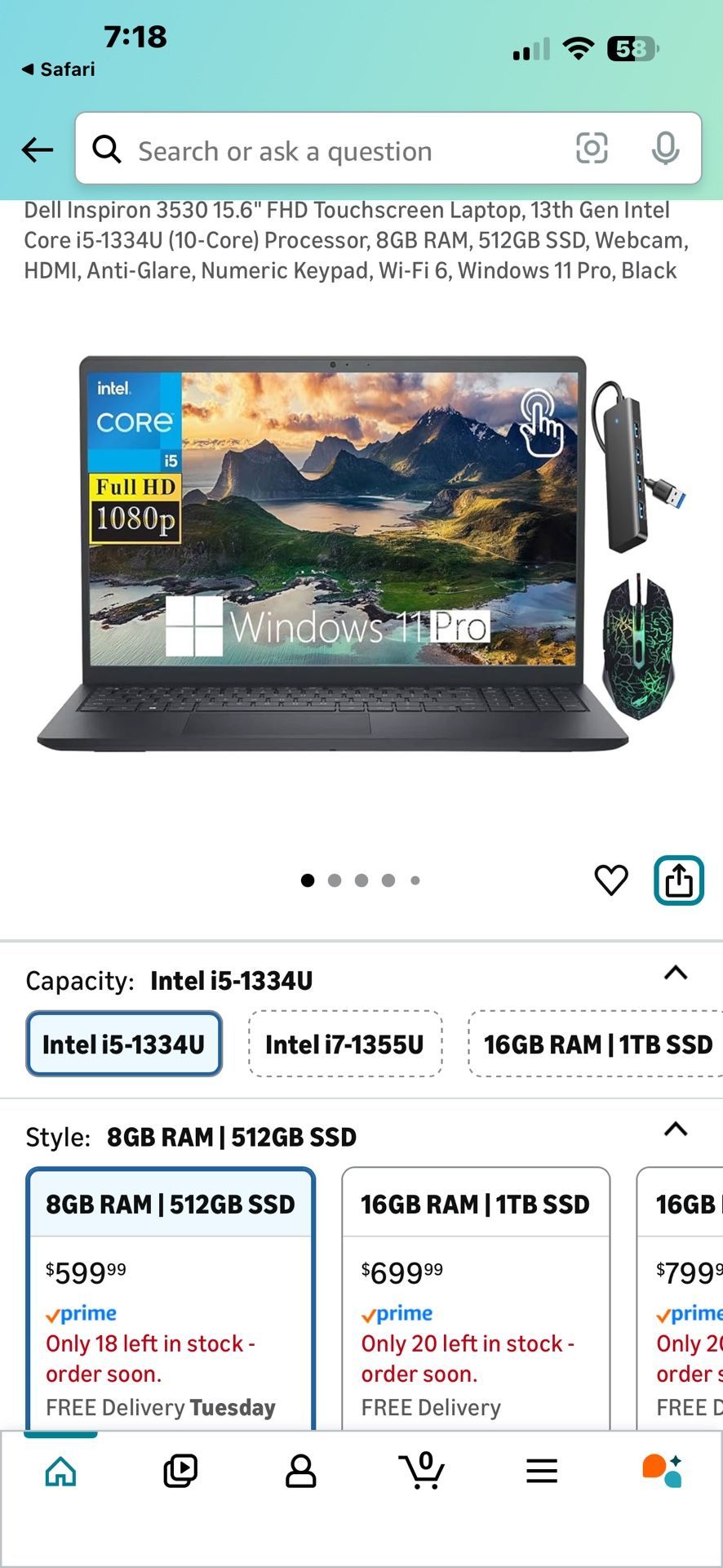New Dell Laptop