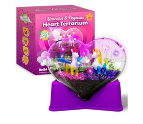 Unicorn & Pegasus Heart Terrarium 