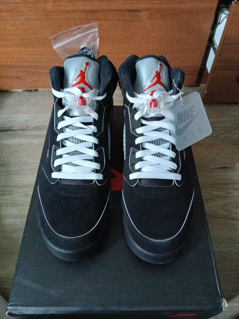 Jordan 5 Black Metallic Reimagined Size 11