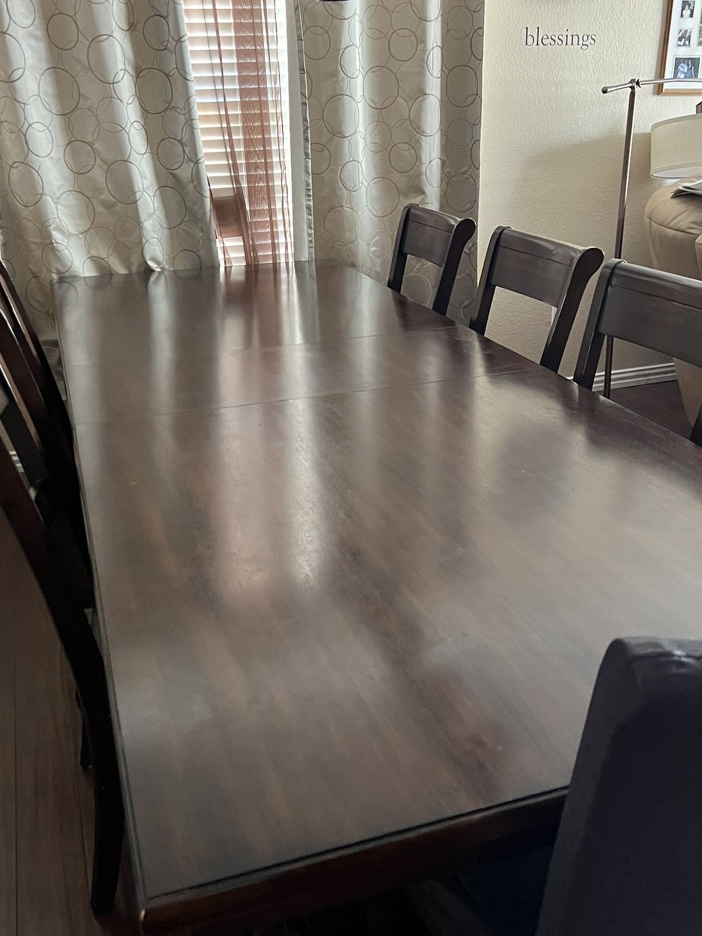 Dark Brown Wooden Table 