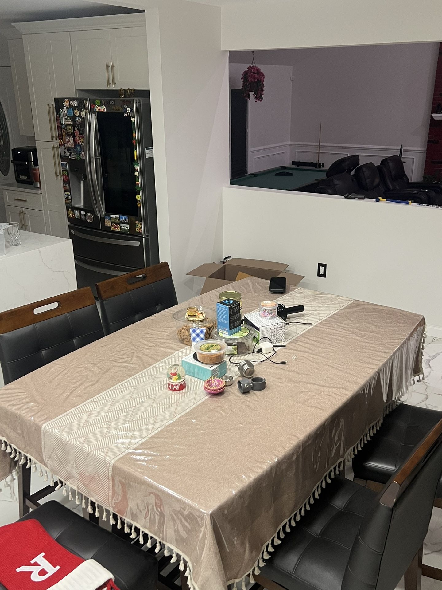 Almost New dining table With Storage